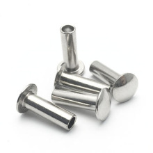 2.5mm 3mm aluminum round head semi tubular rivet DIN6791